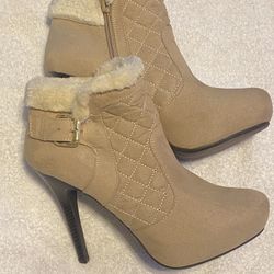 Tan Bootie (size 8 1/2) New