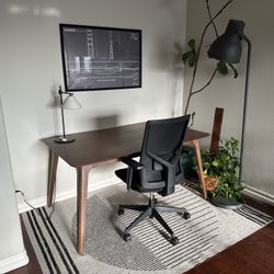 60” Walnut Dining Table