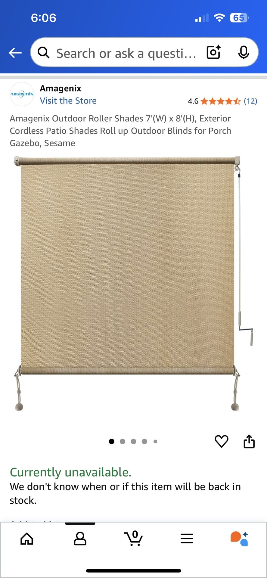 Roller Shades-Amazon