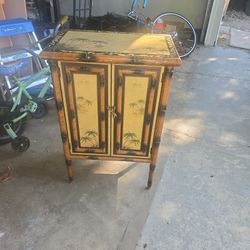 Chinese Bamboook Cabinet