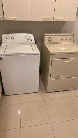 Washer Relatively New & Dryer In Good Working Condition 