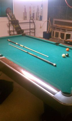 Brunswick Gold Crown pool table