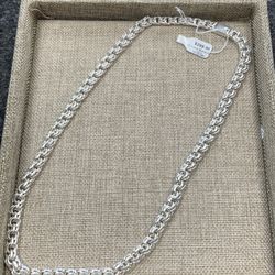 Silver necklace