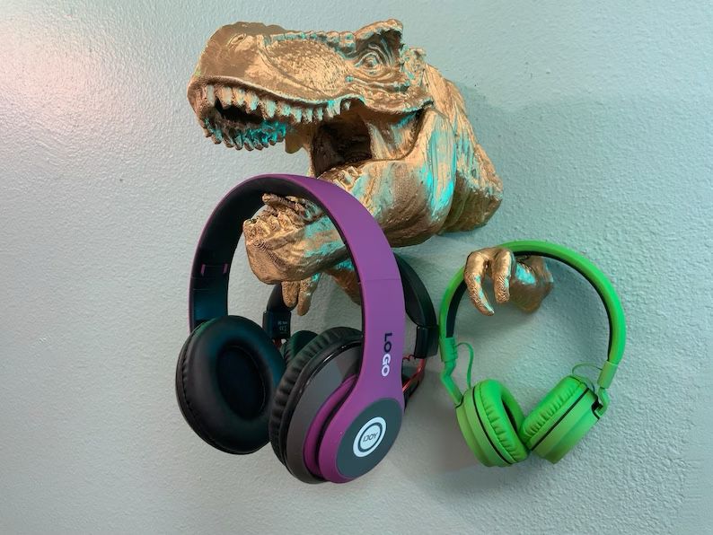 t-Rex Wall Mounted Headphones Stand