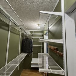 The Container Store Walking Closet Shelves 