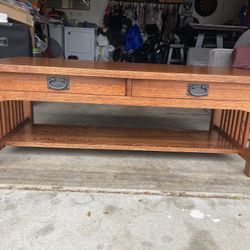 Coffee Table w/ two drawers 