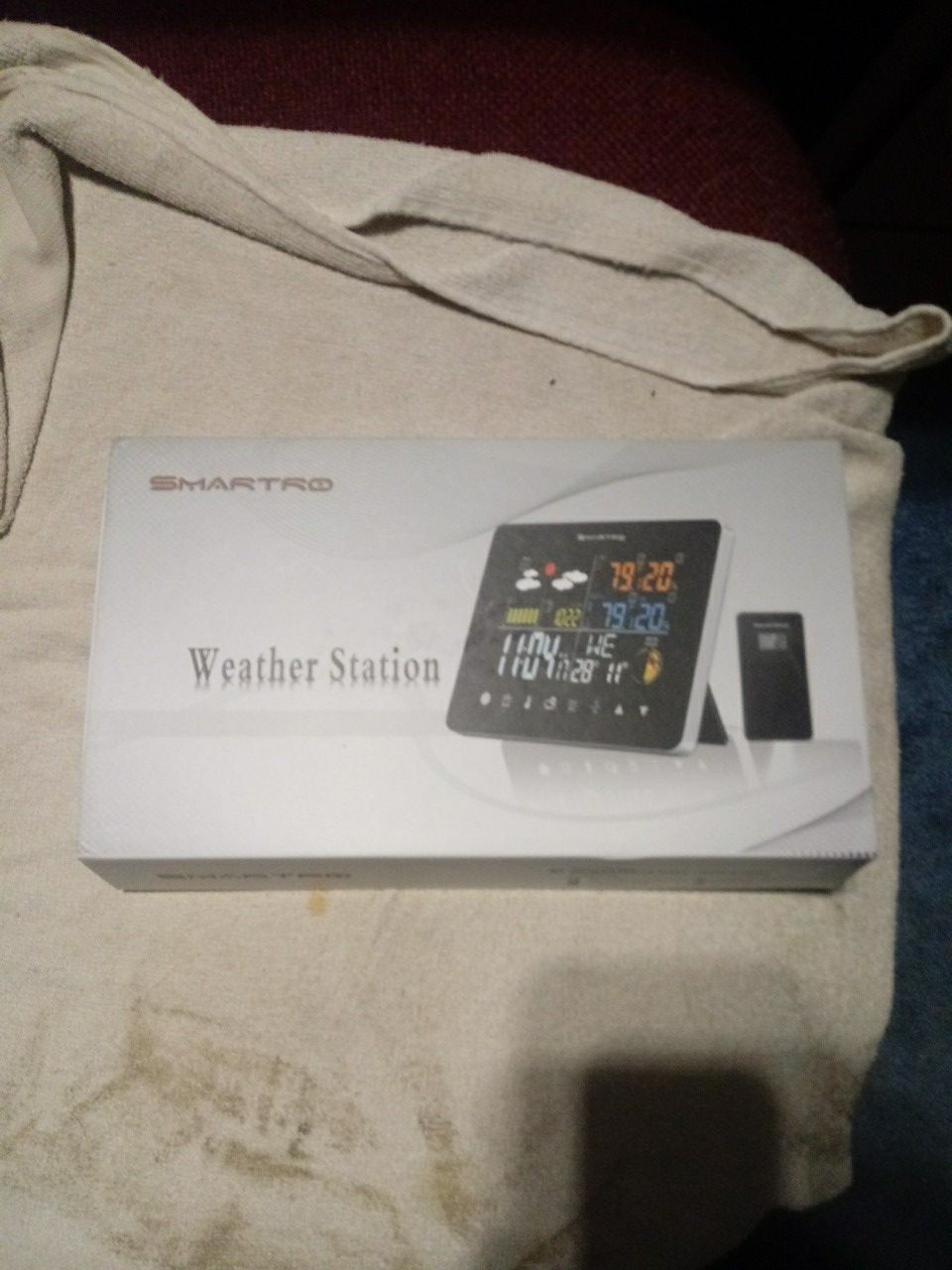 Brand New. Still in box. Clock & Weather Station!!