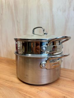 Williams Sonoma Greenpan Prestige Ceramic Non-Stick 8 Qt. Steamer Pot.