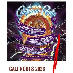 TWO TICKETS TO CALIFORNIA ROOTS  3 DAY PASS. 275.00 each . Sold by pair only.   $550.00 cash total