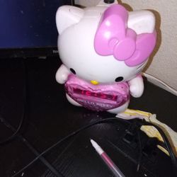 Hello Kity Alarm Clock With Projector 