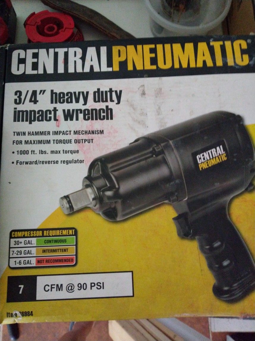 Centralpneumatic 3/4 Heavy Duty Impact Wrench
