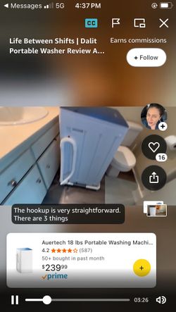 Portable Washing Machine for Apartments or RVs