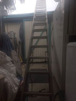 28 foot aluminum extension ladder