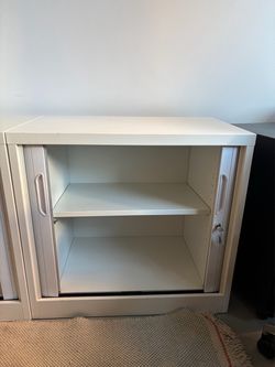 White shutter drawers