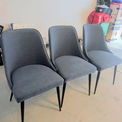 3 Living Spaces Dining Chairs +1 Free