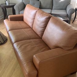 Leather Couches Carmel Three Seater And Two Seater