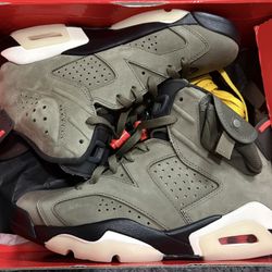 Jordan 6 Travis Scott Olive