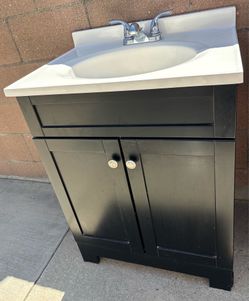 Bathroom Vanity with Faucets