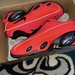 Red Nike Nocta sneakers 
