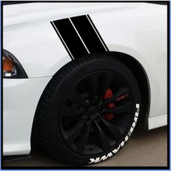 Racing Stripe Sticker Vinyl Decal Set for car/Truck
