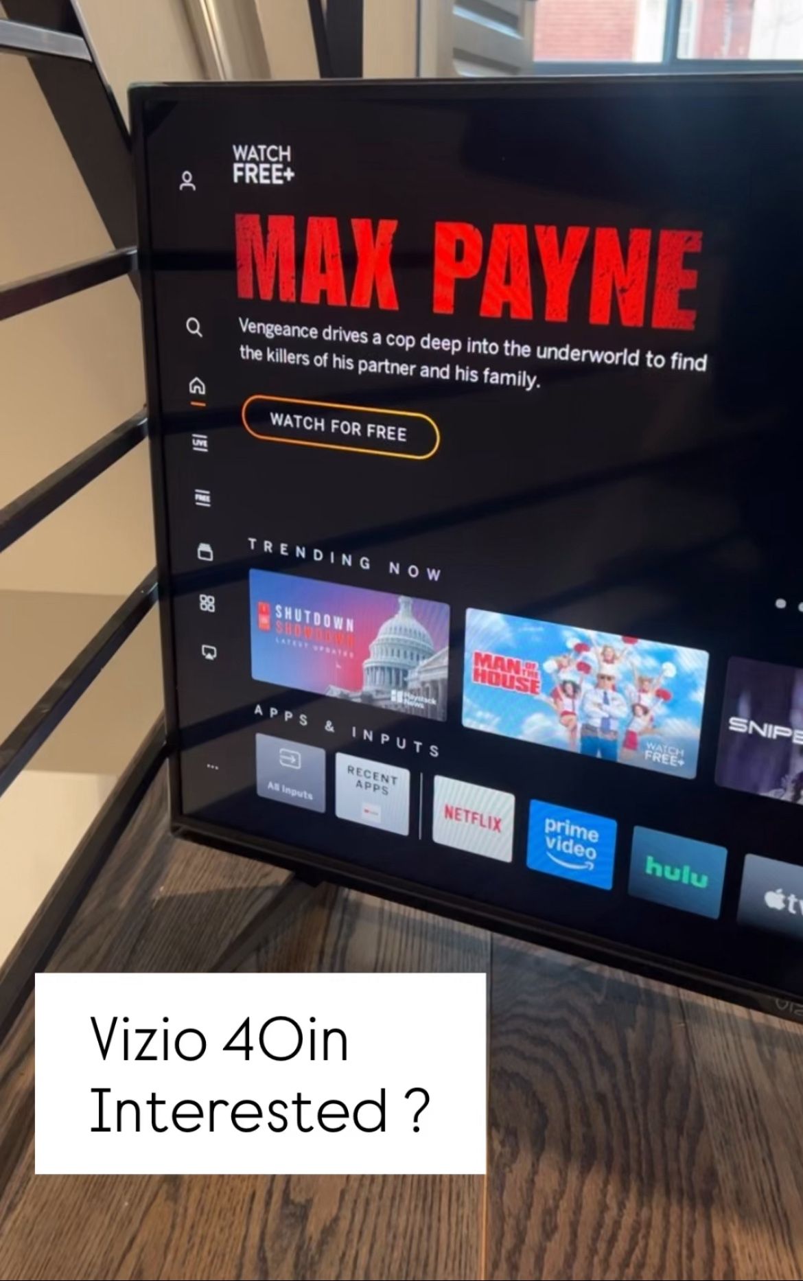 Vizio 40in Smart TV β Excellent Condition β $200 OBO
