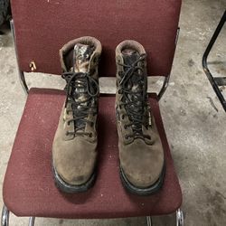 Camo Steel Toed Work Boot