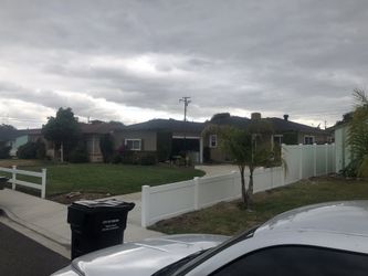Custom Vinyl fence