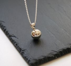 Sterling silver Angel caller necklace stamped 925