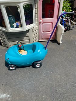 Vintage Little Tikes Push Ride car