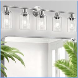 Five Light Bathroom, Vanity Lights
