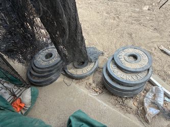Olympic weight plates 10lbs plates 120lbs