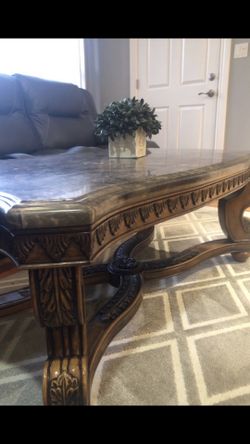 Marble table