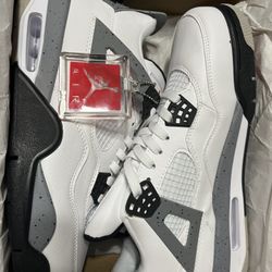 Jordan 4 White Cement