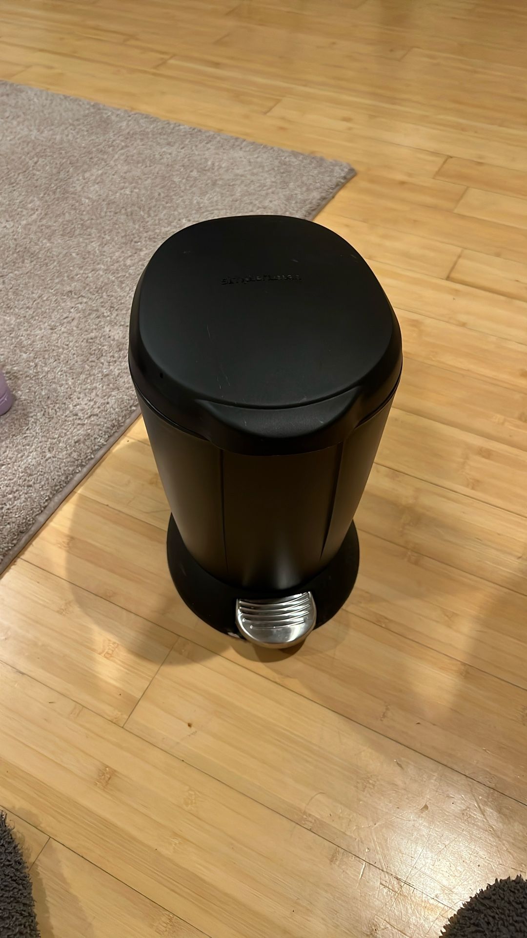 Simple human 1.6 Gallon Trash can 