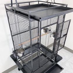 New in Box $150 Large 68-inch Tall Bird Cage with Rolling Stand for Parrots Parakeets Cockatiel Lovebird 
