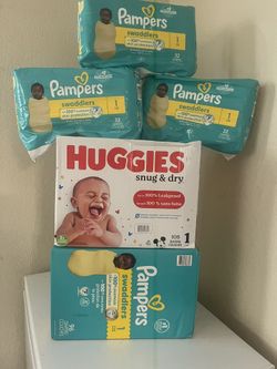 Huggies Y Pampers Size 1 