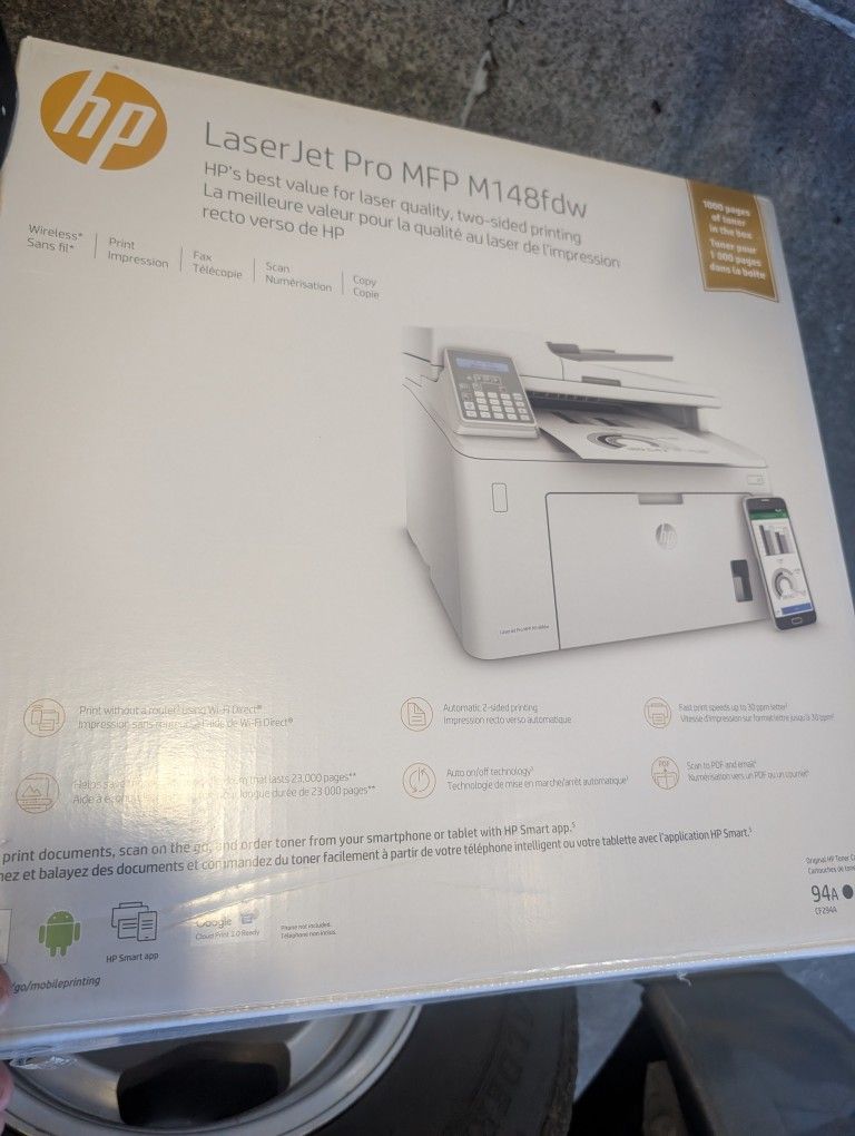 HP LaserJet Pro MFP M148FDW All-In-One Laser Printer