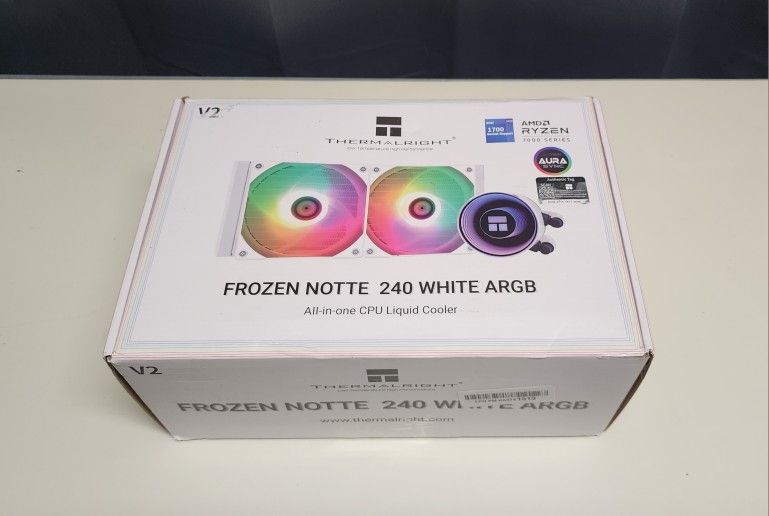 Thermaltake Frozen Notte 240 White ARGB AIO CPU Cooler