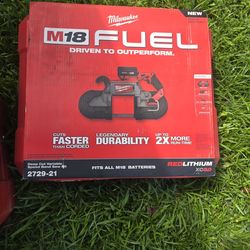 Milwaukee 2729-21M18 Fuel Deep Cut Band Saw 2 Bat Kit