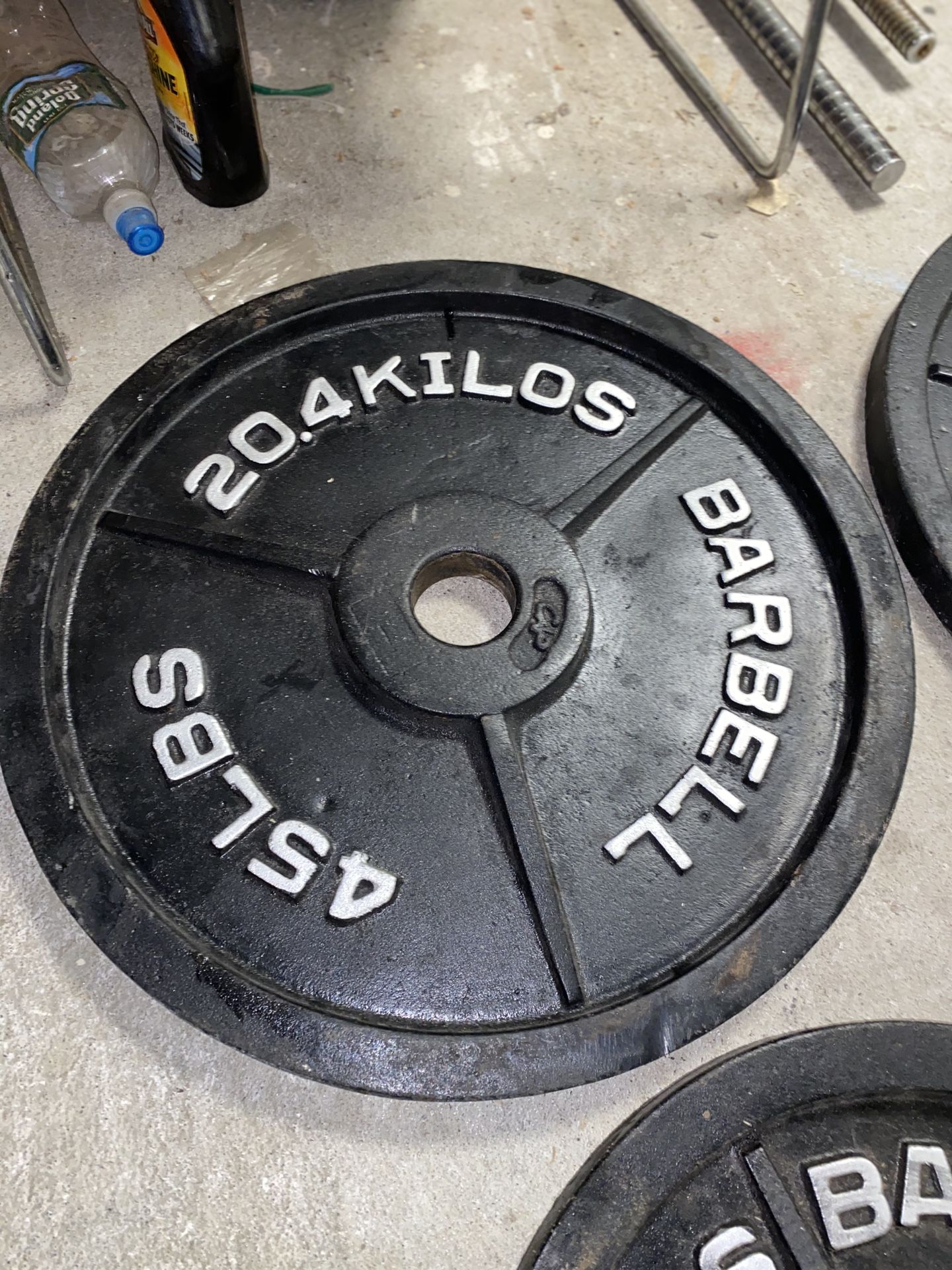 CAP Barbell Olympic 45lb Weight Plate Pair 2 inch