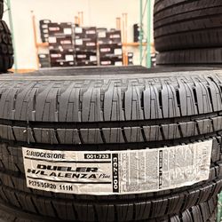 1 New Tire Bridgestone Dueler H/L Alenza Plus 275/55R20 SL