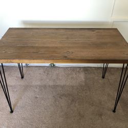 Brown Hardwood Table