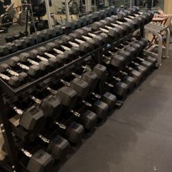 Dumbells and Racks