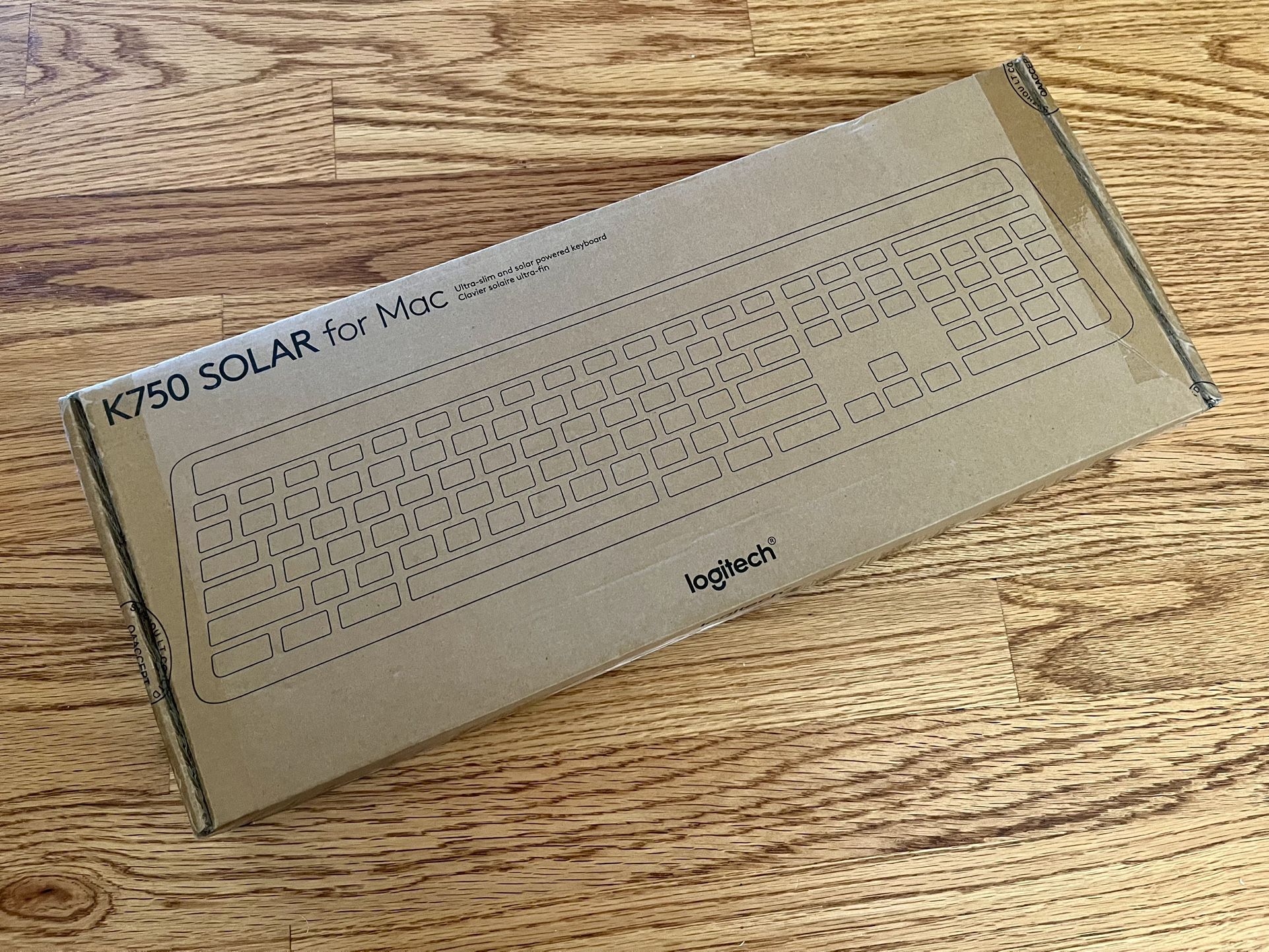 Brand New Unopened Logitech K750 Solar Wireless Keyboard Mac MacBook
