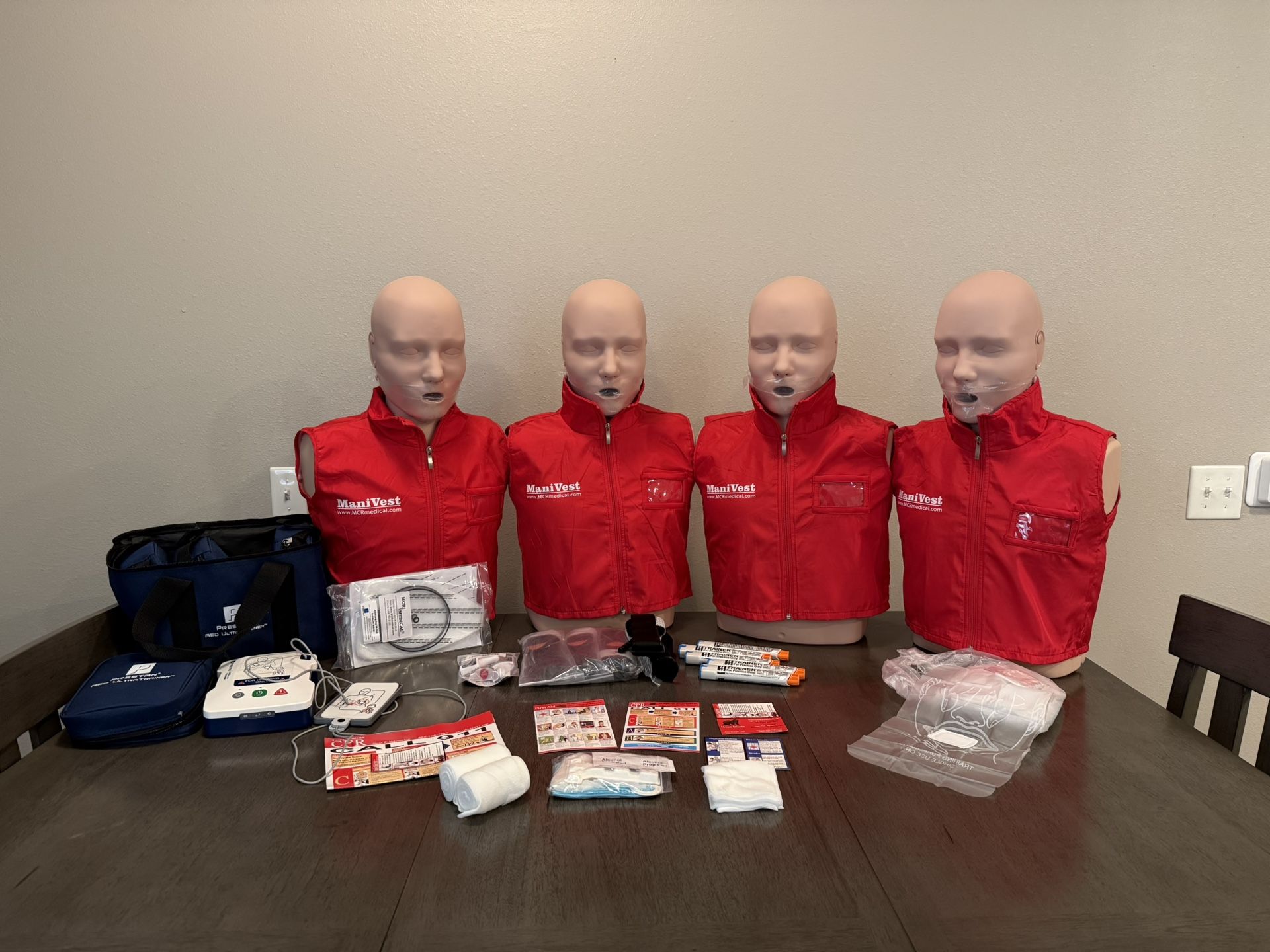 🩺 CPR & First Aid Training Equipment Bundle – $1,200 (Used Once)