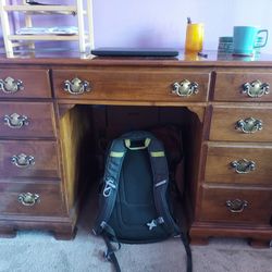 Antique Maple Hardwood Desk