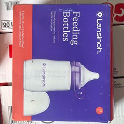 Lansinoh Feeding Bottles 3M+