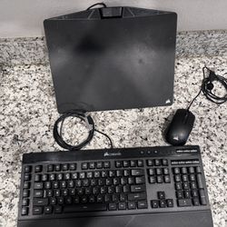 Mouse and keyboard and mouse pad combo 