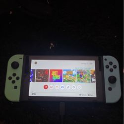 Nintendo switch animal crossing edition