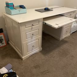 FREE!!! Pearl Color 7 Drawer Desk